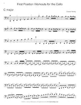 First Position Workouts for the Cello: get faster fingers and better bowing on the cello.